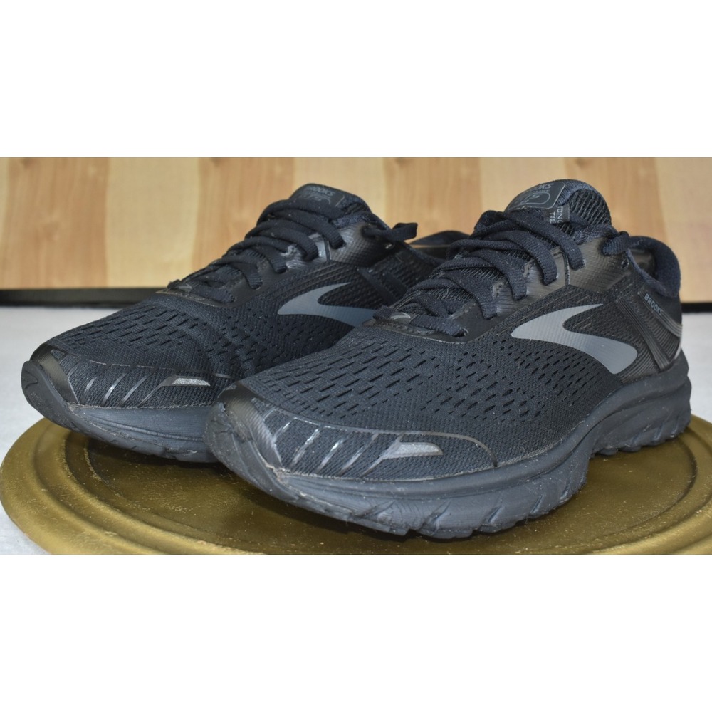 Brooks Adrenaline GTS 18 Women Shoes Size 9 B Black Running Comfort Sneakers